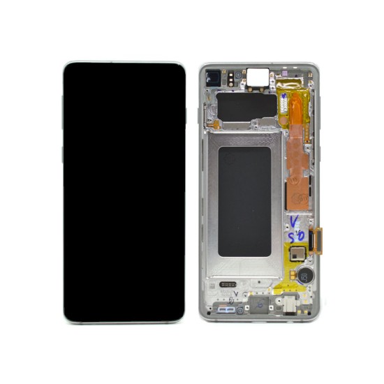 Touch+Display+Frame Samsung Galaxy S10/G973 Service Pack Prata